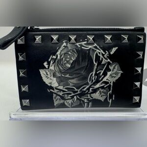 Valentino Garavani Undercover Rose Rockstud Wallet